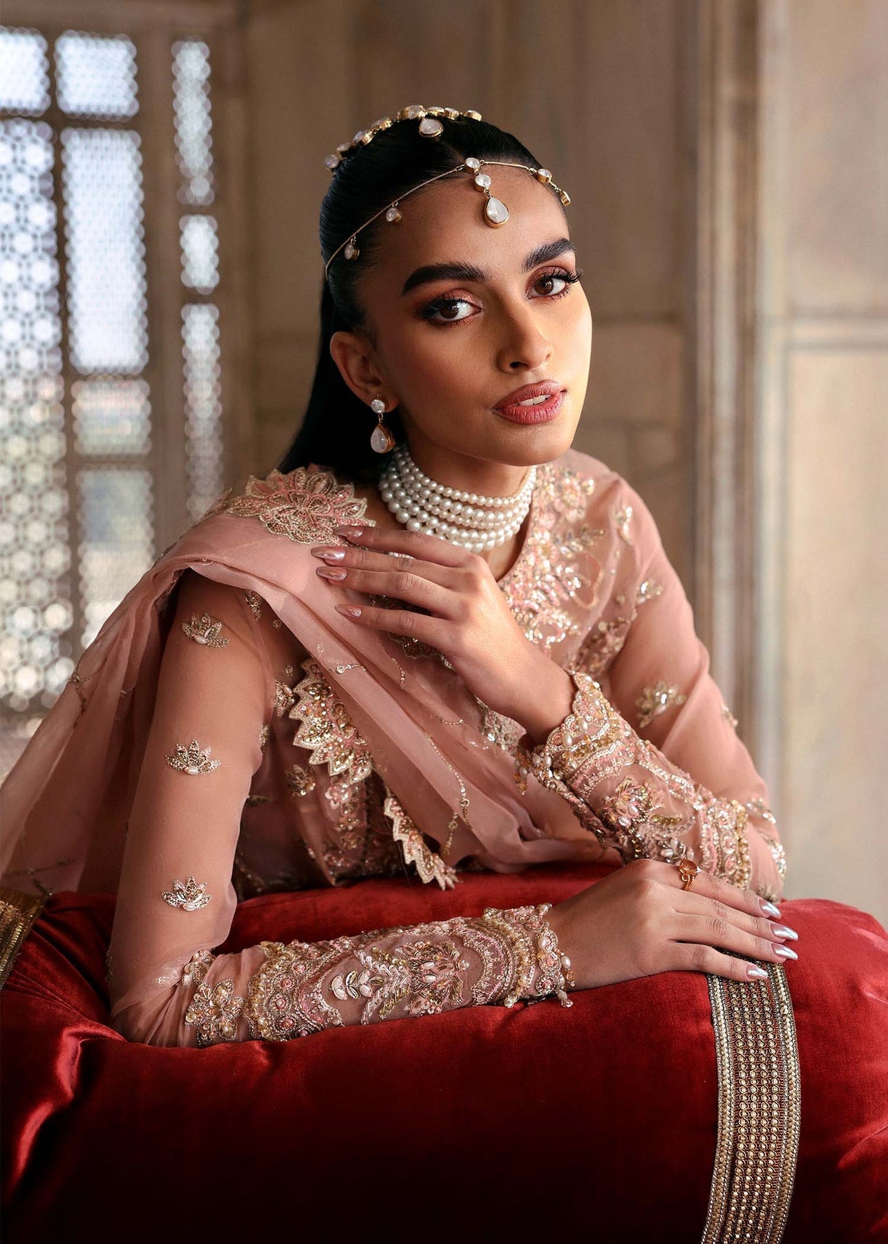 Akbar Aslam | Dastaan Luxury Formals | Nazneen by Akbar Aslam - Designer Dress - Type: Ladies Clothes - Available at Libayah - 100% Original
