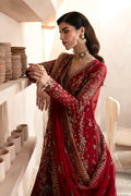 Emaan Adeel | Clay Couture | CARMINE by Emaan Adeel - Designer Dress - Type: Ladies Clothes - Available at Libayah - 100% Original