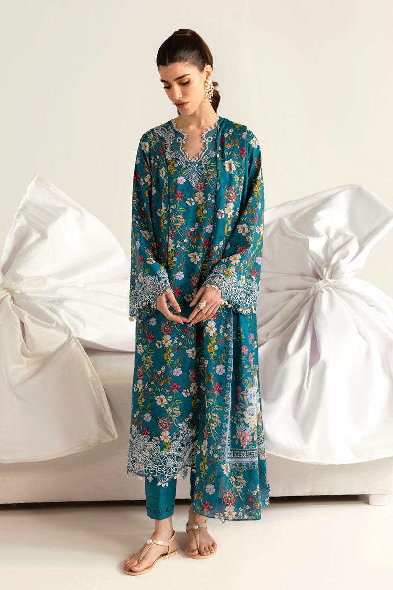 Qalamkar | Q Prints 2025 | PQ-10 FAHA by Qalamkar - Designer Dress - Type: Ladies Clothes - Available at Libayah - 100% Original