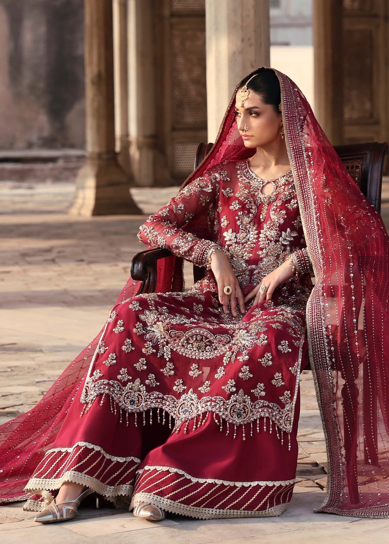 Akbar Aslam | Rajkumari Bridals | Gulrukh by Akbar Aslam - Designer Dress - Type: Ladies Clothes - Available at Libayah - 100% Original