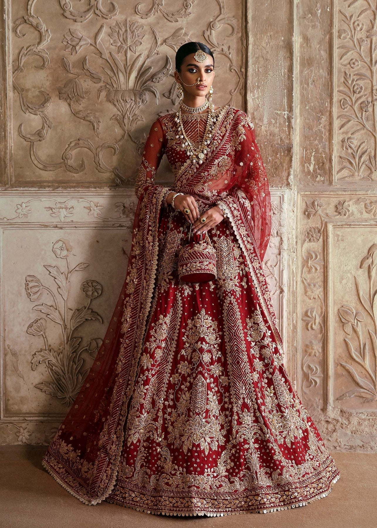 Akbar Aslam | Rajkumari Bridals | Rajbano by Akbar Aslam - Designer Dress - Type: Ladies Clothes - Available at Libayah - 100% Original