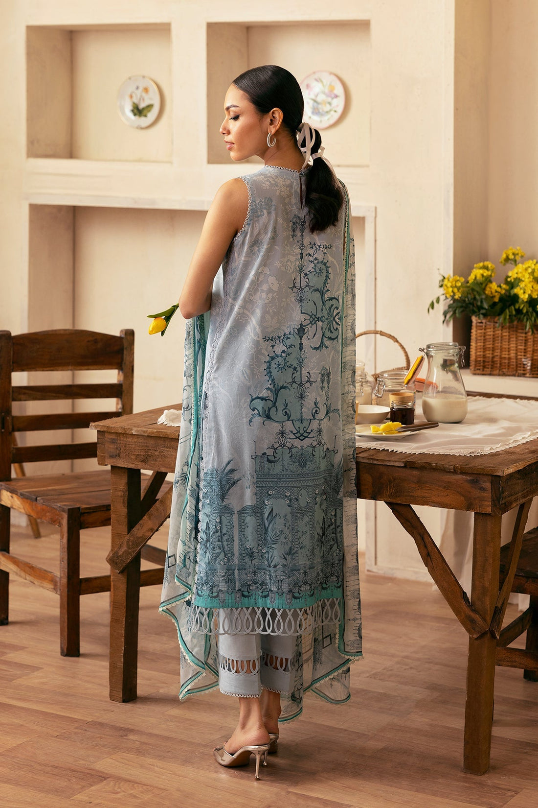 Sahar | Selene 25 | Silver Mist by Sahar - Designer Dress - Type: Ladies Clothes - Available at Libayah - 100% Original