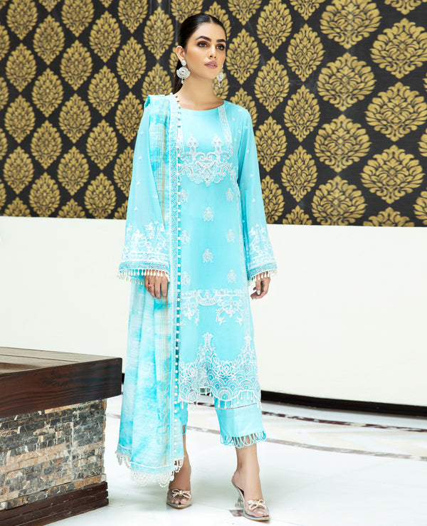 House of Nawab | Lawn Collection 24 | MIRAAL by House of Nawab - Designer Dress - Type: Ladies Clothes - Available at Libayah - 100% Original