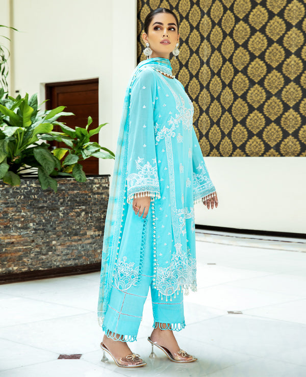 House of Nawab | Lawn Collection 24 | MIRAAL by House of Nawab - Designer Dress - Type: Ladies Clothes - Available at Libayah - 100% Original