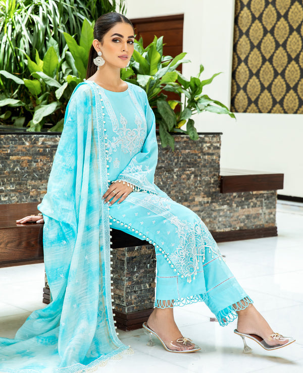 House of Nawab | Lawn Collection 24 | MIRAAL by House of Nawab - Designer Dress - Type: Ladies Clothes - Available at Libayah - 100% Original