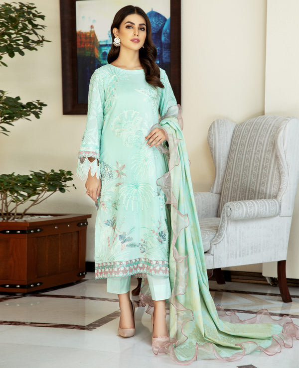 House of Nawab | Lawn Collection 24 | RAIFAH by House of Nawab - Designer Dress - Type: Ladies Clothes - Available at Libayah - 100% Original