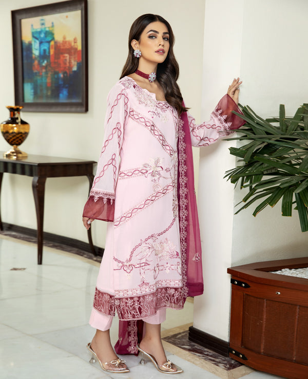 House of Nawab | Lawn Collection 24 | TAMANNA by House of Nawab - Designer Dress - Type: Ladies Clothes - Available at Libayah - 100% Original