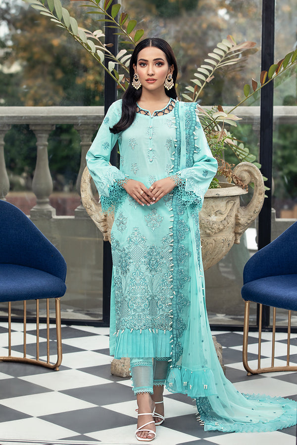 House of Nawab | Lawn Collection 24 | MOSIYA by House of Nawab - Designer Dress - Type: Ladies Clothes - Available at Libayah - 100% Original
