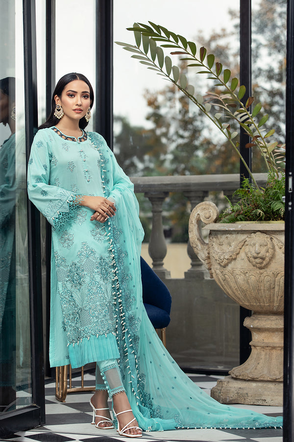 House of Nawab | Lawn Collection 24 | MOSIYA by House of Nawab - Designer Dress - Type: Ladies Clothes - Available at Libayah - 100% Original