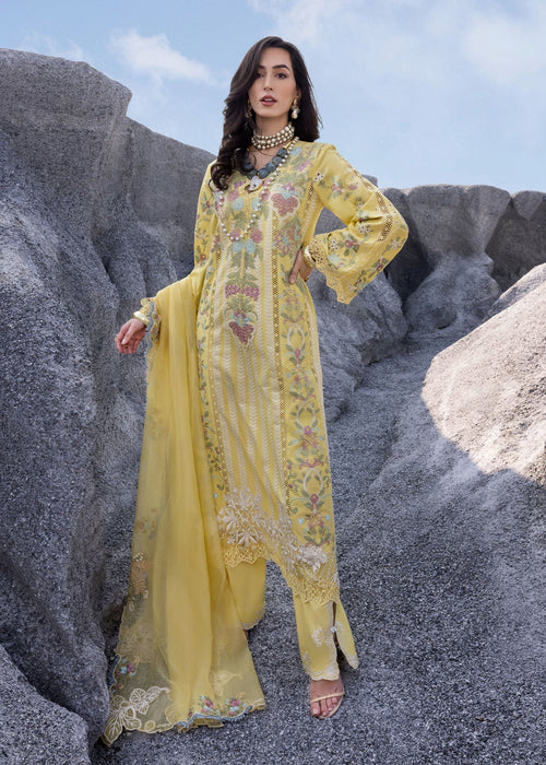 Saira Shakira | Luxury Lawn 25 | DILARA-B by Saira Shakira - Designer Dress - Type: Ladies Clothes - Available at Libayah - 100% Original