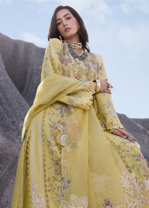 Saira Shakira | Luxury Lawn 25 | DILARA-B by Saira Shakira - Designer Dress - Type: Ladies Clothes - Available at Libayah - 100% Original