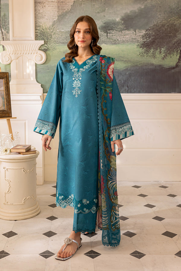 Farasha | Seraya Lawn 24 | PERIWINKLE by Farasha - Designer Dress - Type: Ladies Clothes - Available at Libayah - 100% Original
