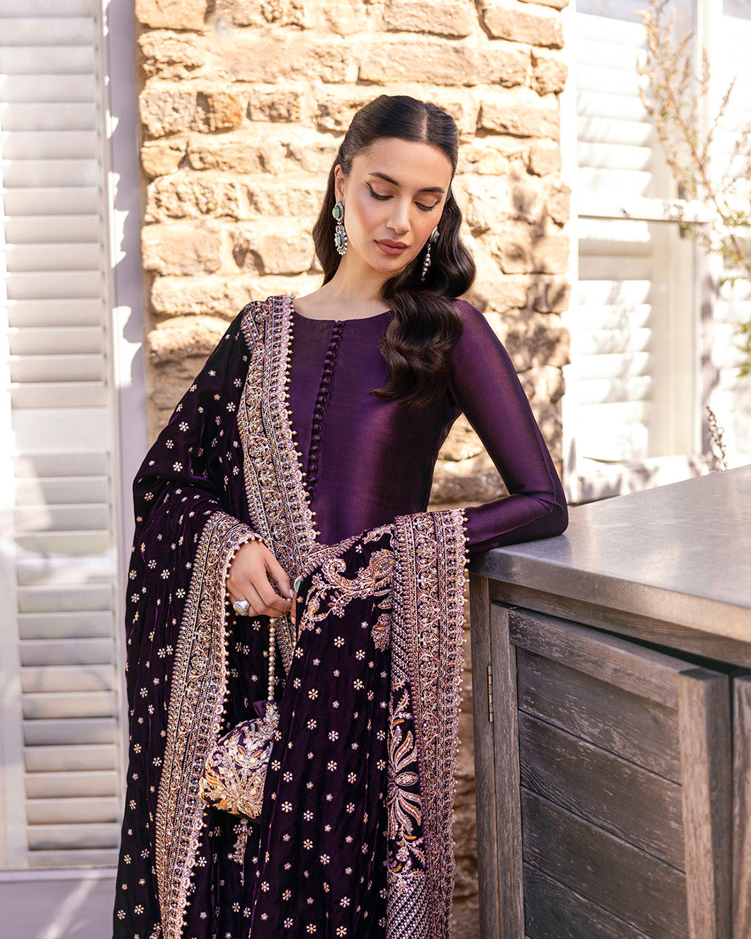 Faiza Saqlain | Adeen Formals | Vespera by Faiza Saqlain - Designer Dress - Type: Ladies Clothes - Available at Libayah - 100% Original