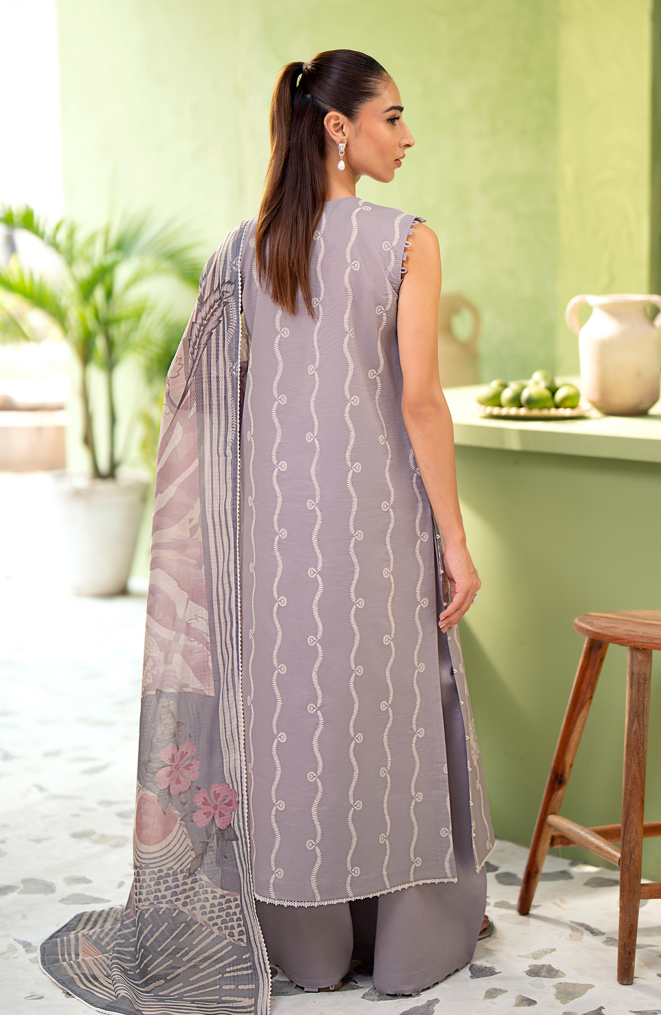 Seran | Artisan Lawn 25 | GRIS by Seran - Designer Dress - Type: Ladies Clothes - Available at Libayah - 100% Original