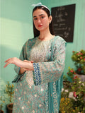 Salitex | Izel Lawn 24 | SKY BLOOM - LUXURY LAWN EMBROIDERED SUIT by Salitex - Designer Dress - Type: Casuals - Available at Libayah - 100% Original