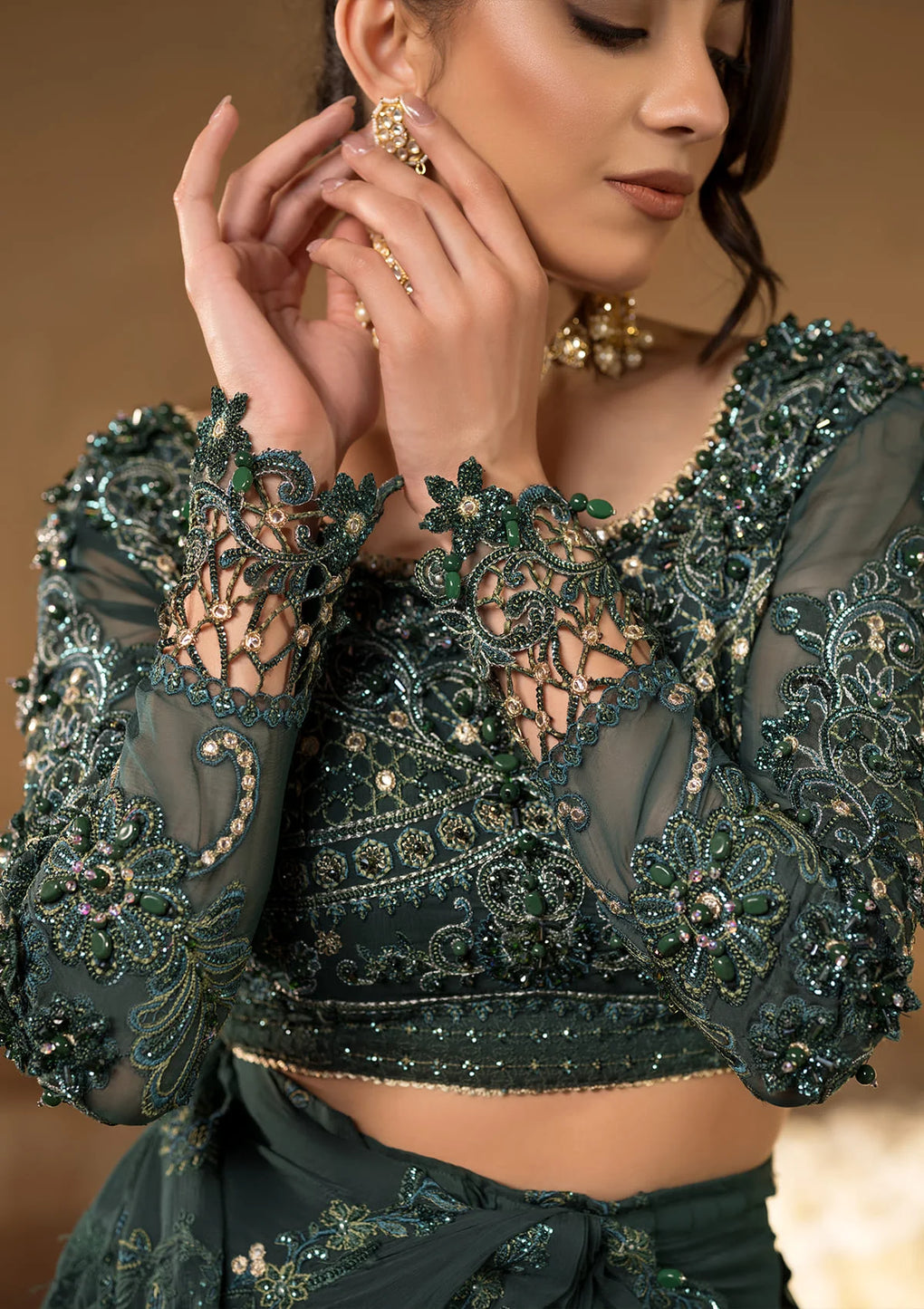 Elaf Premium | Formal Handwork Collection | EFH-01 JAHAN ARA by Elaf Premium - Designer Dress - Type: Ladies Clothes - Available at Libayah - 100% Original