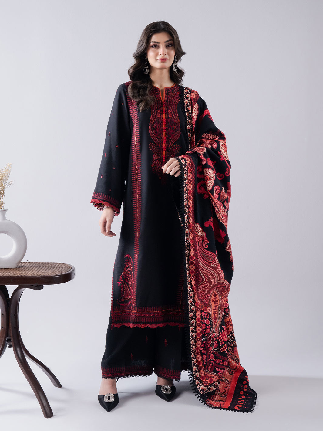 Faiza Faisal | Winter Edit 2024 | ZAREEN by Faiza Faisal - Designer Dress - Type: Ladies Clothes - Available at Libayah - 100% Original