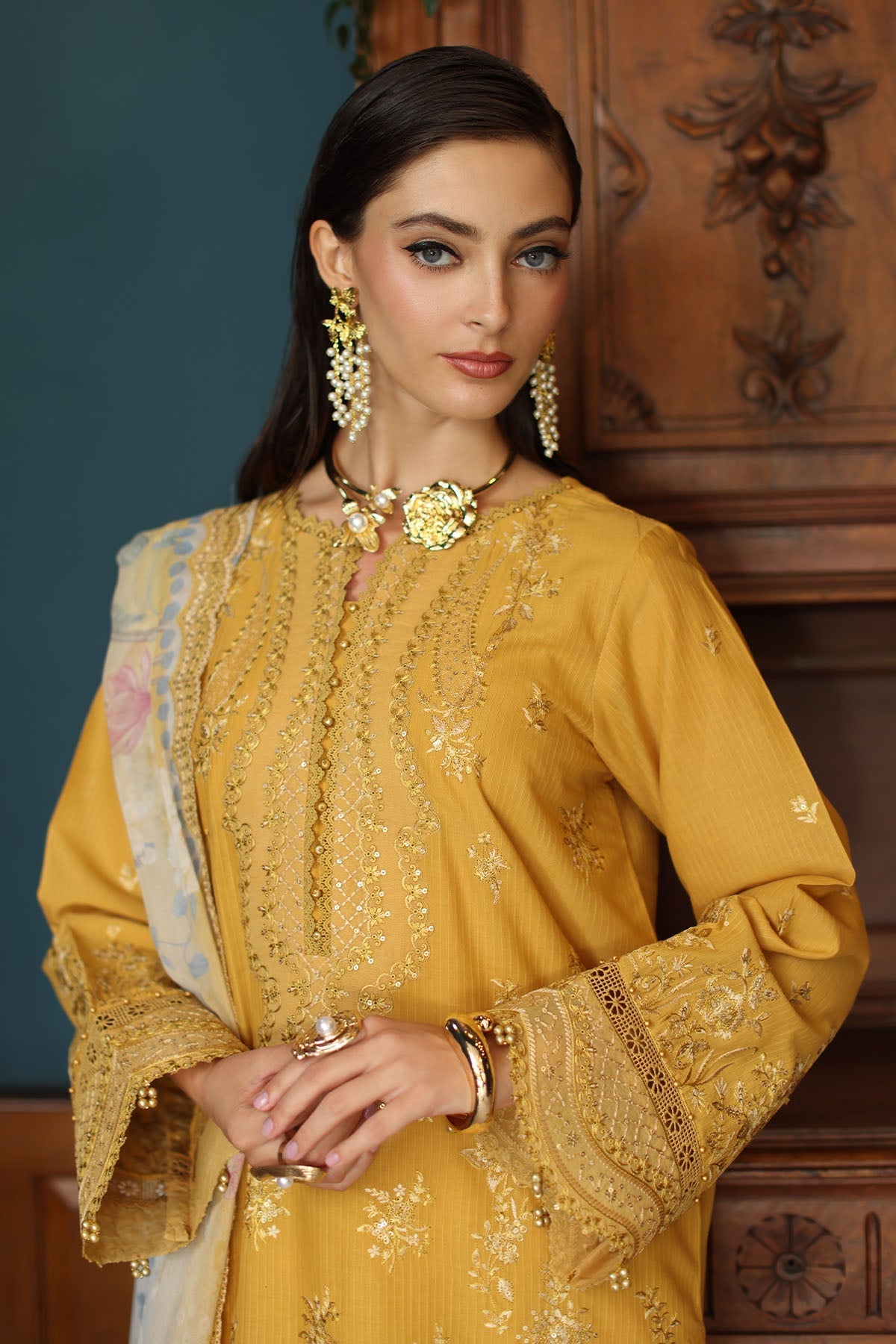 Nureh | Maya Lawn | NS-155 by Nureh - Designer Dress - Type: Ladies Clothes - Available at Libayah - 100% Original