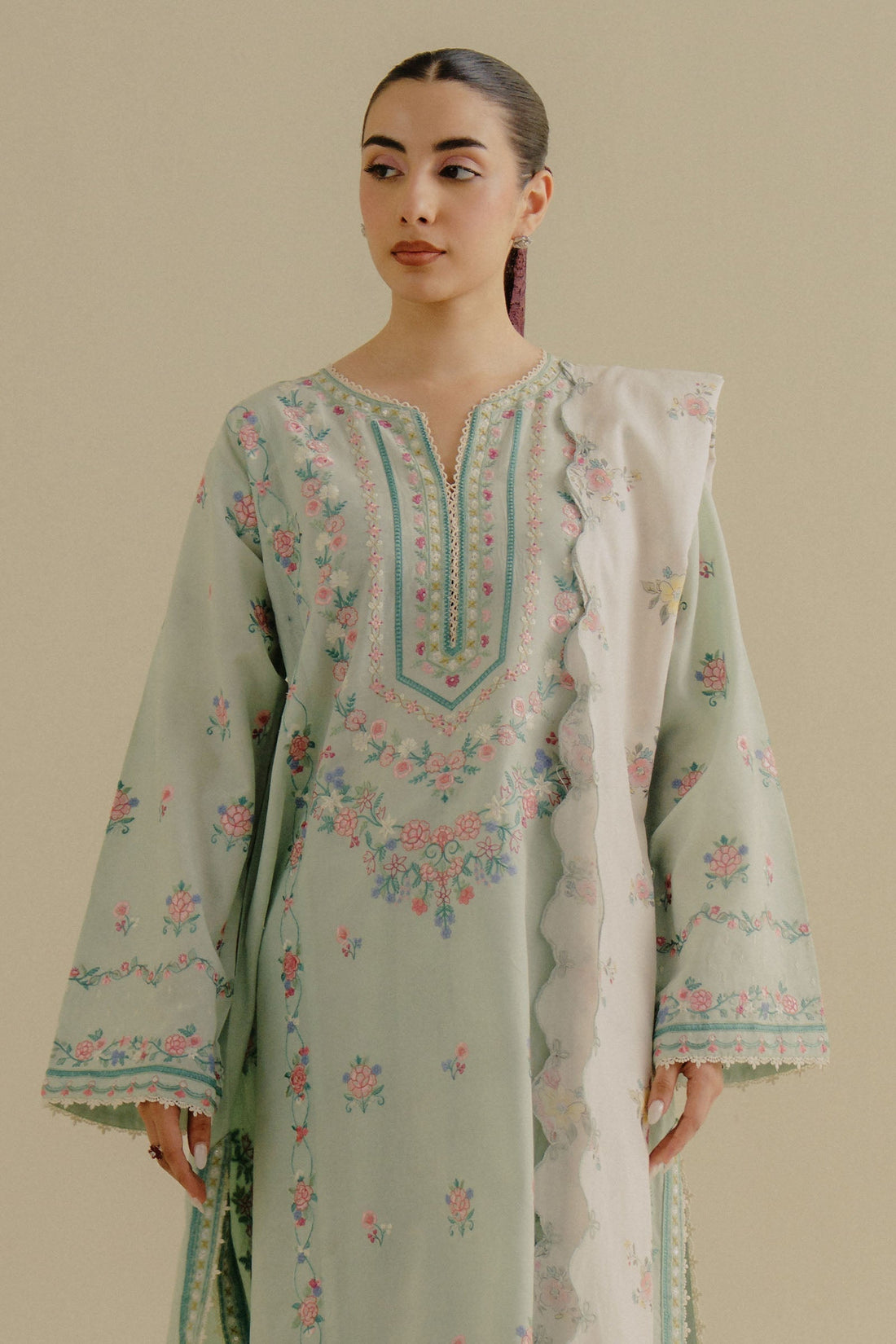 Zara Shahjahan | Coco Lawn 25 | Zeest-9A by Zara Sahjahan - Designer Dress - Type: Ladies Clothes - Available at Libayah - 100% Original
