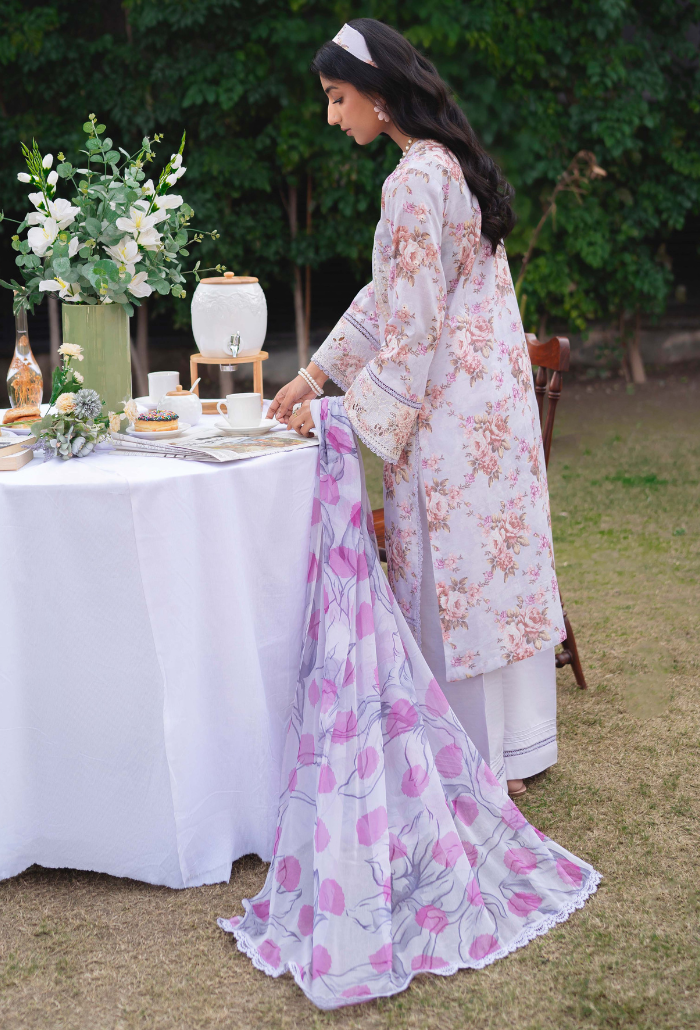 Humdum | Gardenia Lawn 24 | Printkari Lawn PLG 04 by HumDum - Designer Dress - Type: Ladies Clothes - Available at Libayah - 100% Original