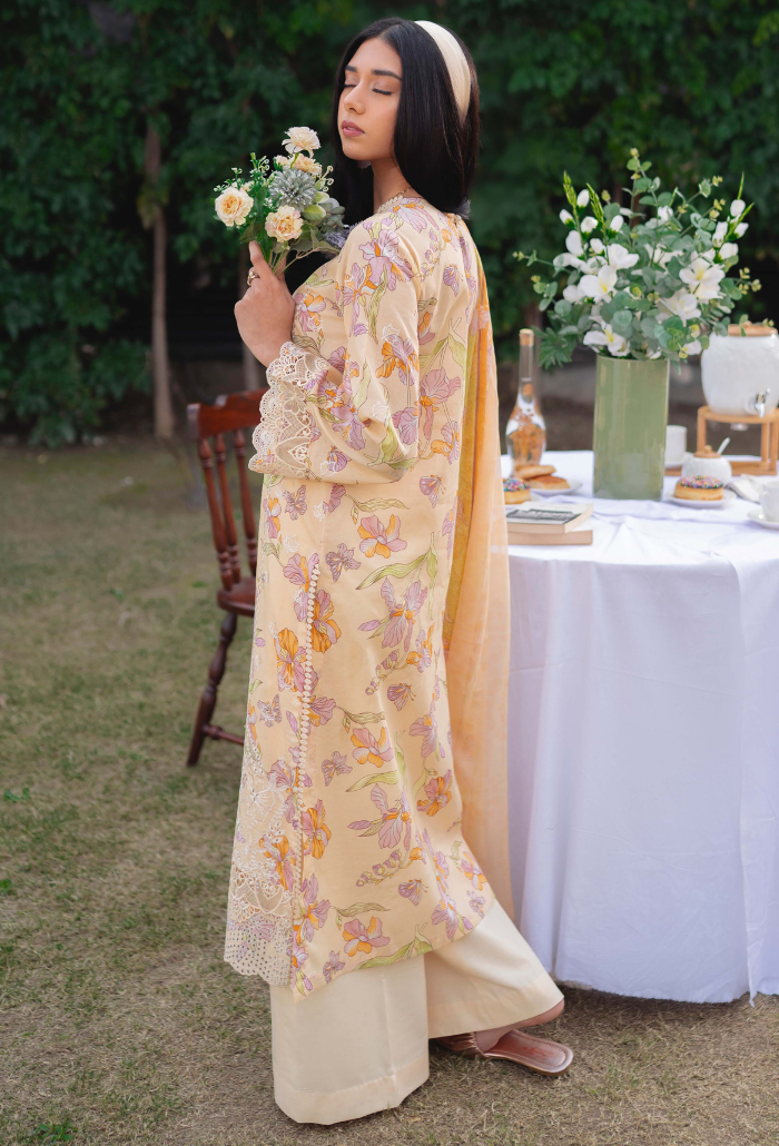 Humdum | Gardenia Lawn 24 | Printkari Lawn PLG 02 by HumDum - Designer Dress - Type: Ladies Clothes - Available at Libayah - 100% Original