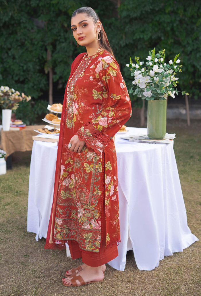 Humdum | Gardenia Lawn 24 | Printkari Lawn PLG 03 by HumDum - Designer Dress - Type: Ladies Clothes - Available at Libayah - 100% Original