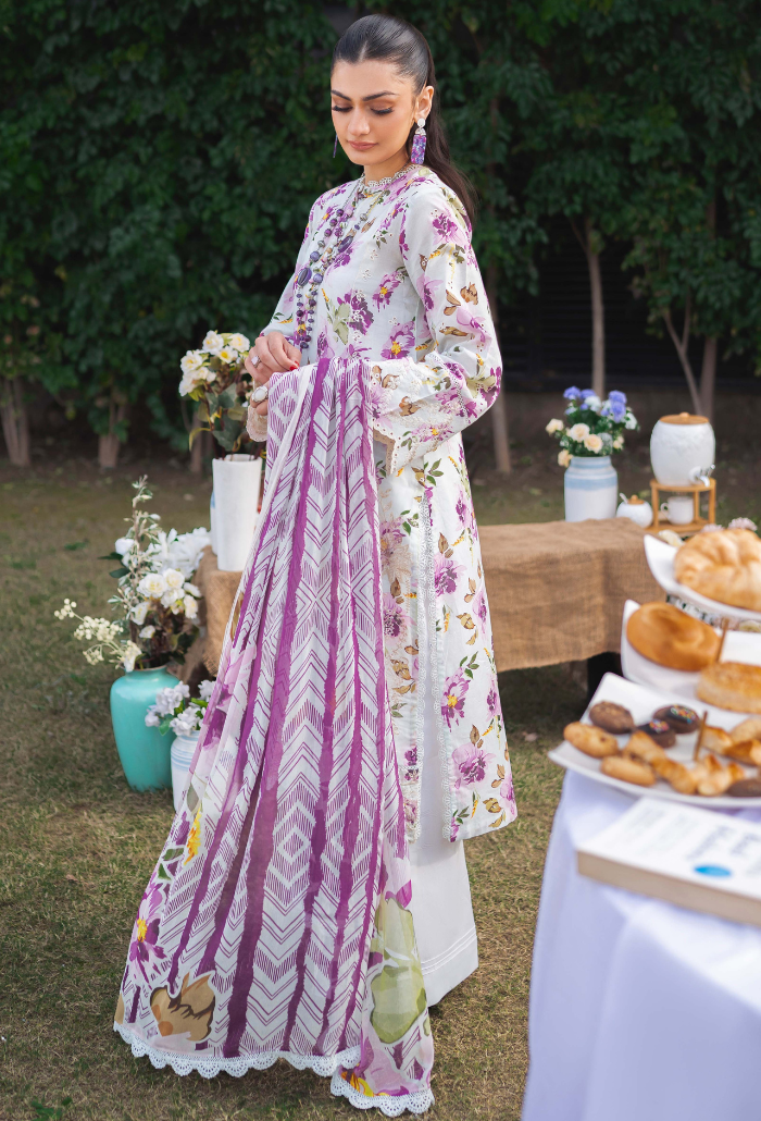 Humdum | Gardenia Lawn 24 | Printkari Lawn PLG 10 by HumDum - Designer Dress - Type: Ladies Clothes - Available at Libayah - 100% Original