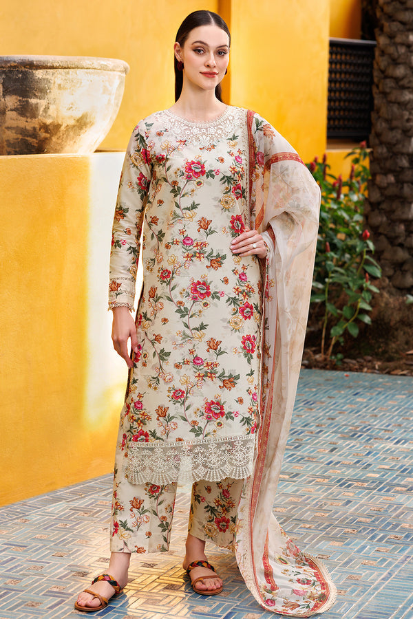 Farasha | Printed Essentials | Ivory Dusk by Farasha - Designer Dress - Type: Ladies Clothes - Available at Libayah - 100% Original