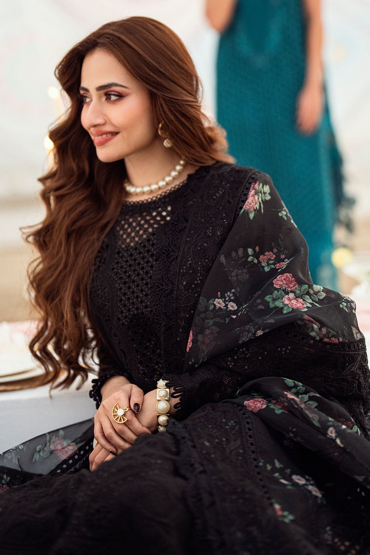 Nureh | Khuwab Luxury Lawn | NE-151 by Nureh - Designer Dress - Type: Ladies Clothes - Available at Libayah - 100% Original