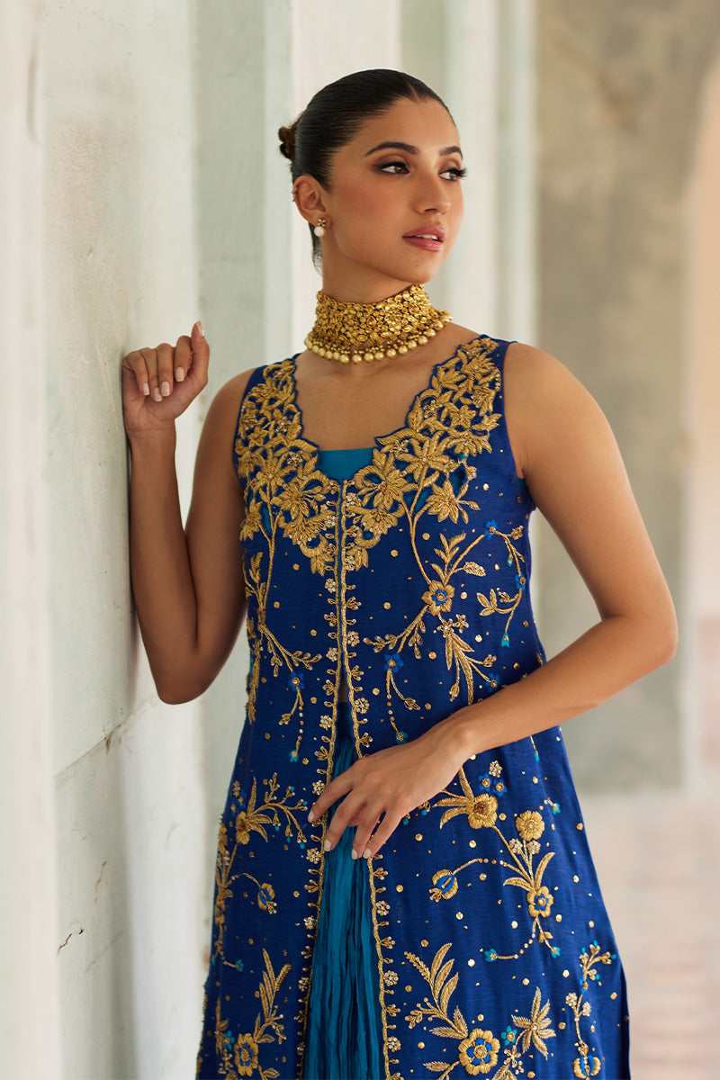 Mina Hassan | Formal Dholki Collection | Rooha by Mina Hassan - Designer Dress - Type: Ladies Clothes - Available at Libayah - 100% Original