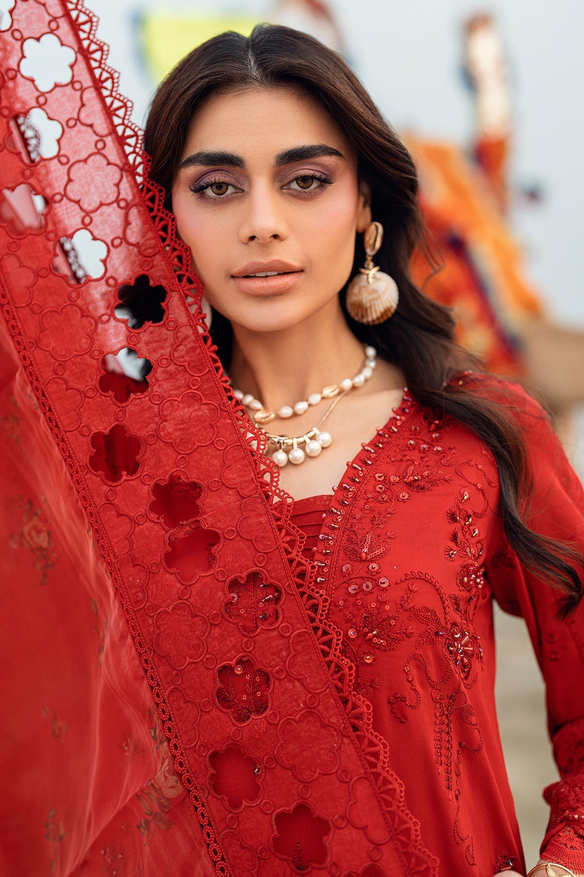 Nureh | Khuwab Luxury Lawn | NE-147 by Nureh - Designer Dress - Type: Ladies Clothes - Available at Libayah - 100% Original