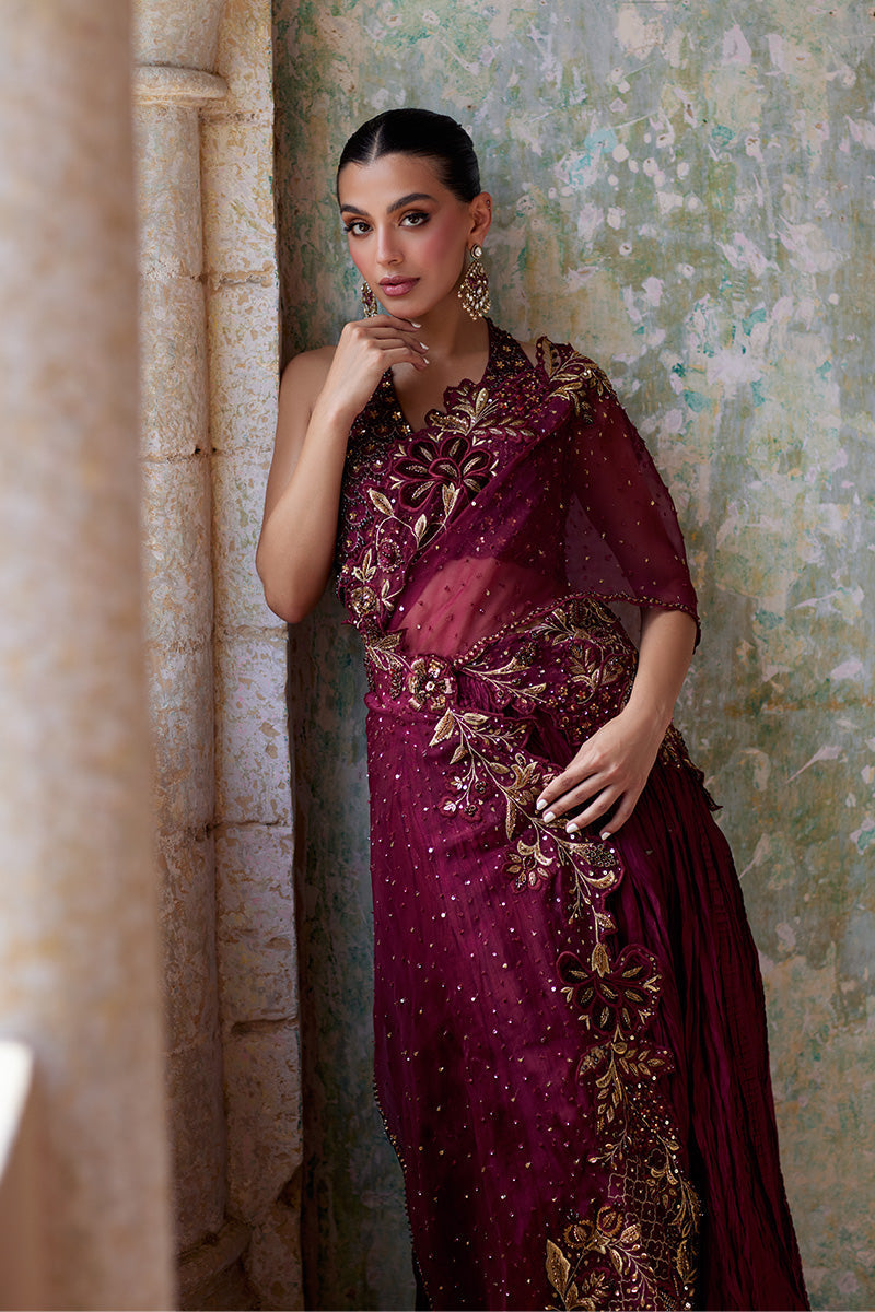 Mina Hassan | Formal Dholki Collection | Layla by Mina Hassan - Designer Dress - Type: Ladies Clothes - Available at Libayah - 100% Original