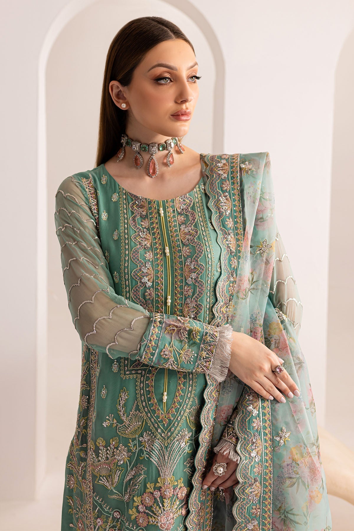 Nureh | Fancy Formals | NP-513 by Nureh - Designer Dress - Type: Formal - Available at Libayah - 100% Original