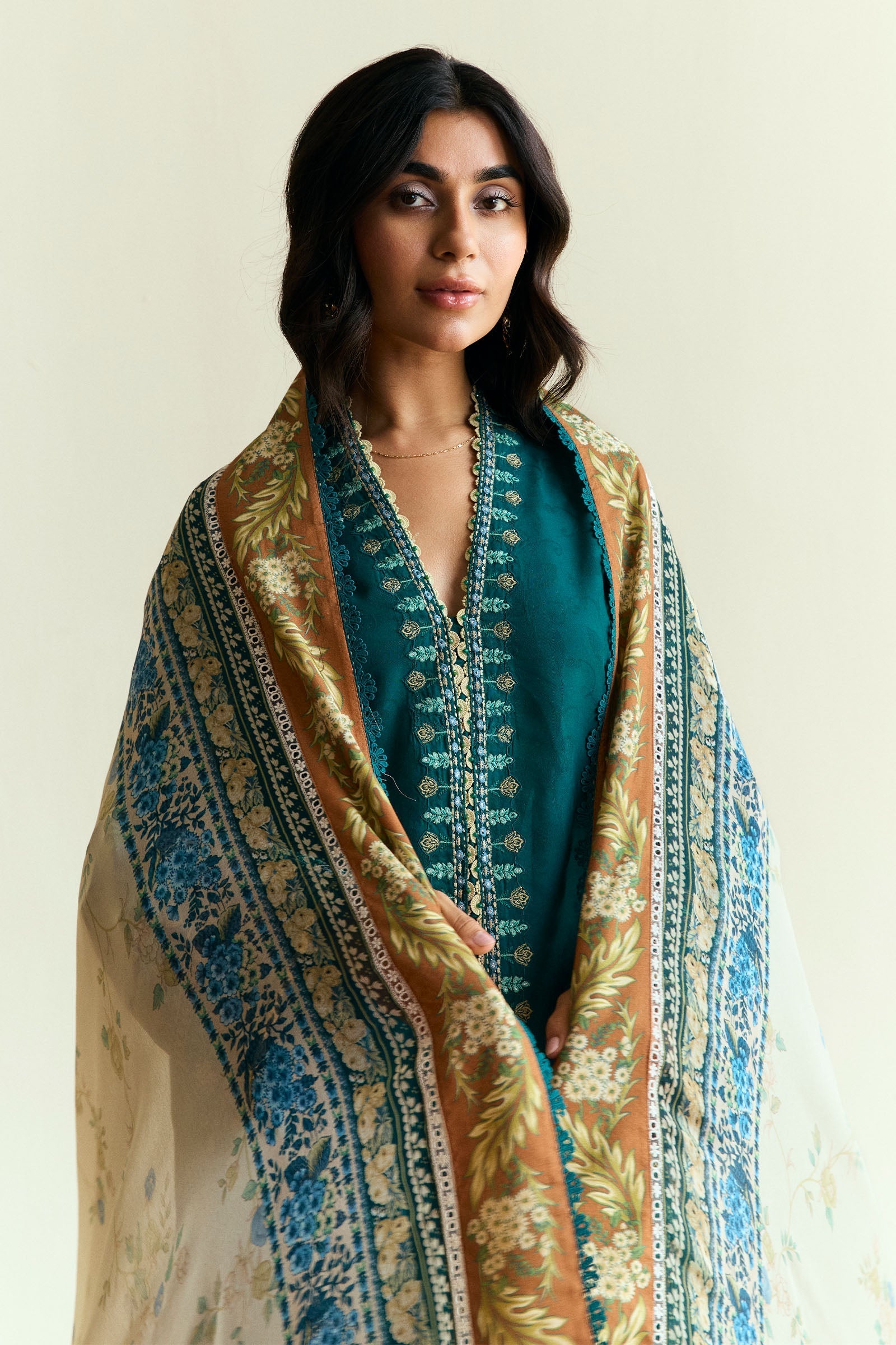 Zara Shahjahan | Coco Eid Edit | Marigold-D4 by Zara Sahjahan - Designer Dress - Type: Ladies Clothes - Available at Libayah - 100% Original