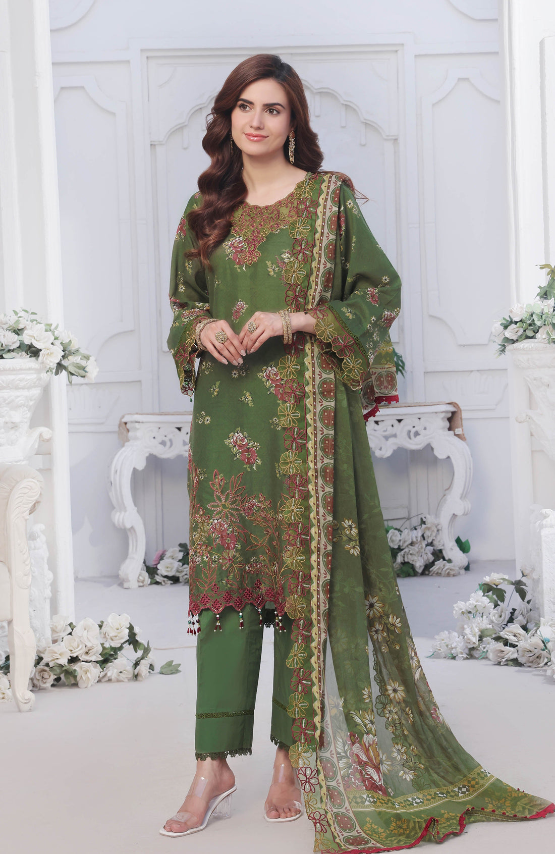 Al Zohaib | Applique Kari Cutwork Edit 25 | ACE-25-03 by Alzohaib - Designer Dress - Type: Ladies Clothes - Available at Libayah - 100% Original