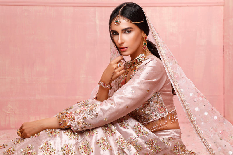 Wahajmkhan | Festive Fiesta Formals | MINK PINK by Wahaj M.Khan - Designer Dress - Type: Ladies Clothes - Available at Libayah - 100% Original