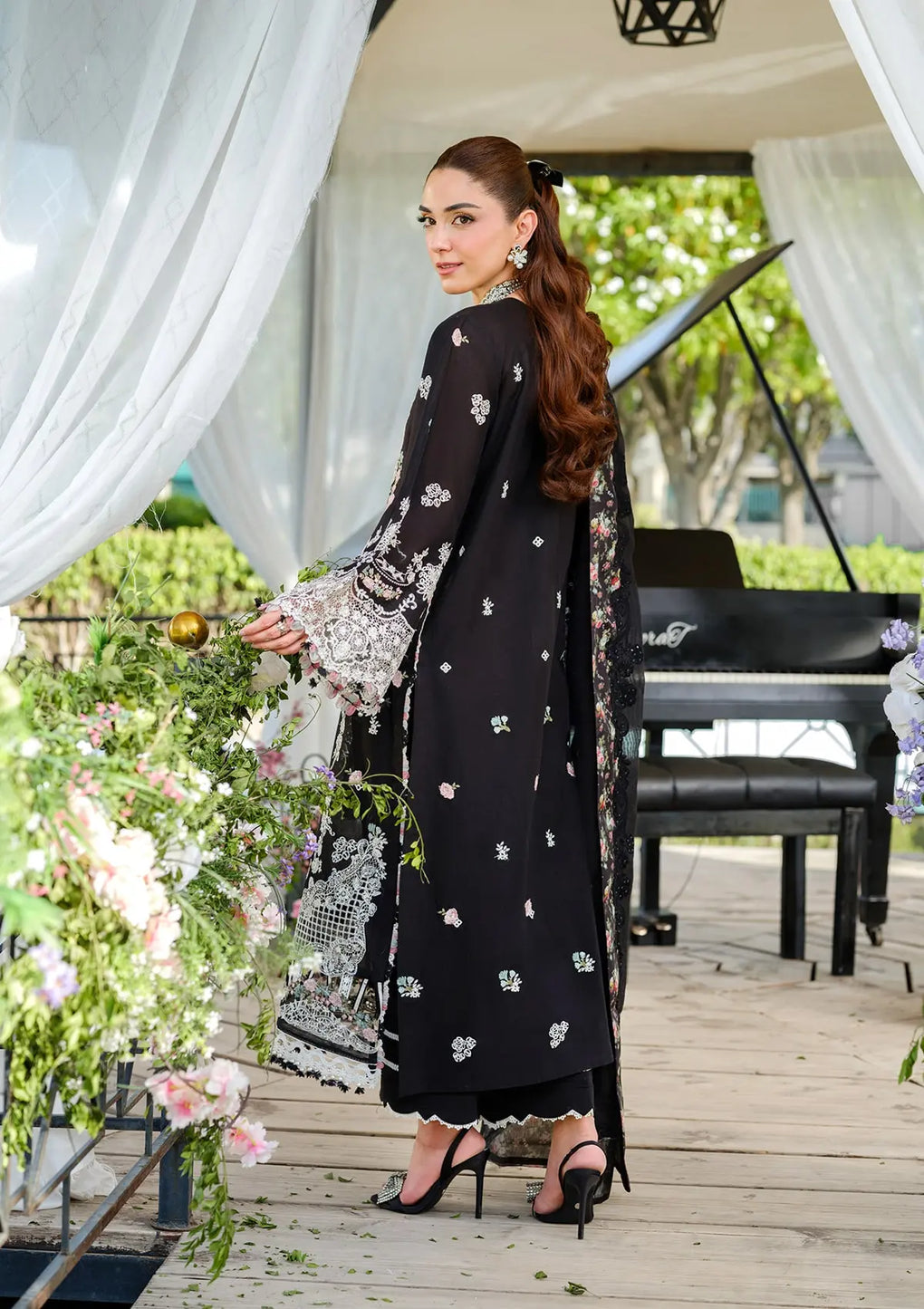 Elaf Premium | Luxury Lawn 25 | ELH-6A SERENA by Elaf Premium - Designer Dress - Type: Ladies Clothes - Available at Libayah - 100% Original
