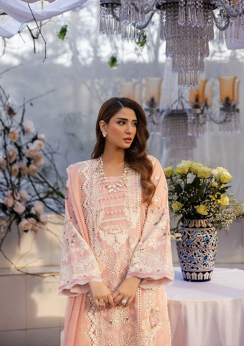 Kahf Premium | Luxury Lawn 25 | KLR-2A Olivia by Kahf Premium - Designer Dress - Type: Ladies Clothes - Available at Libayah - 100% Original