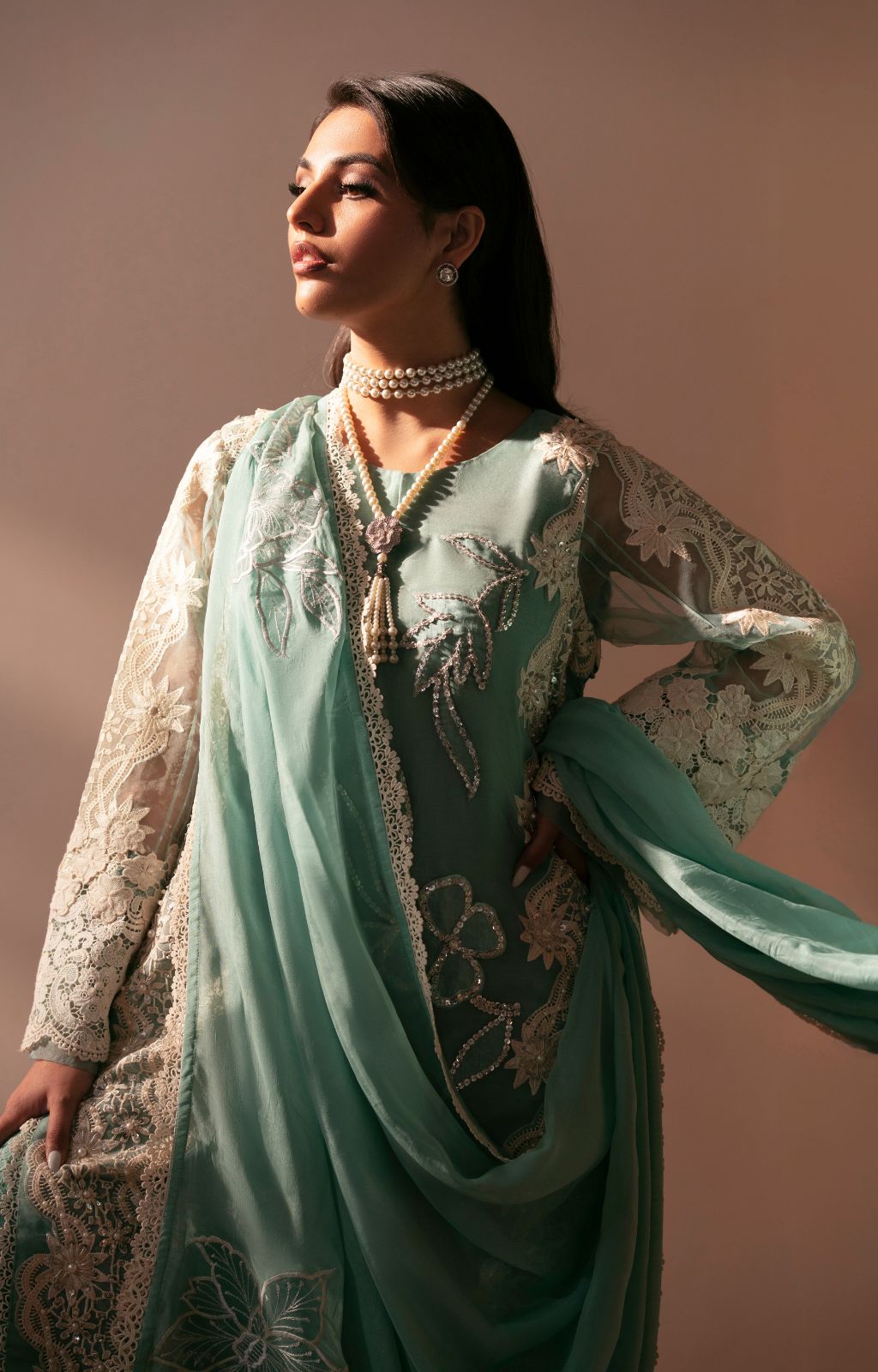 Ajr Couture | Symphony Luxe Festive 25 | Ember by AJR Couture - Designer Dress - Type: Ladies Clothes - Available at Libayah - 100% Original