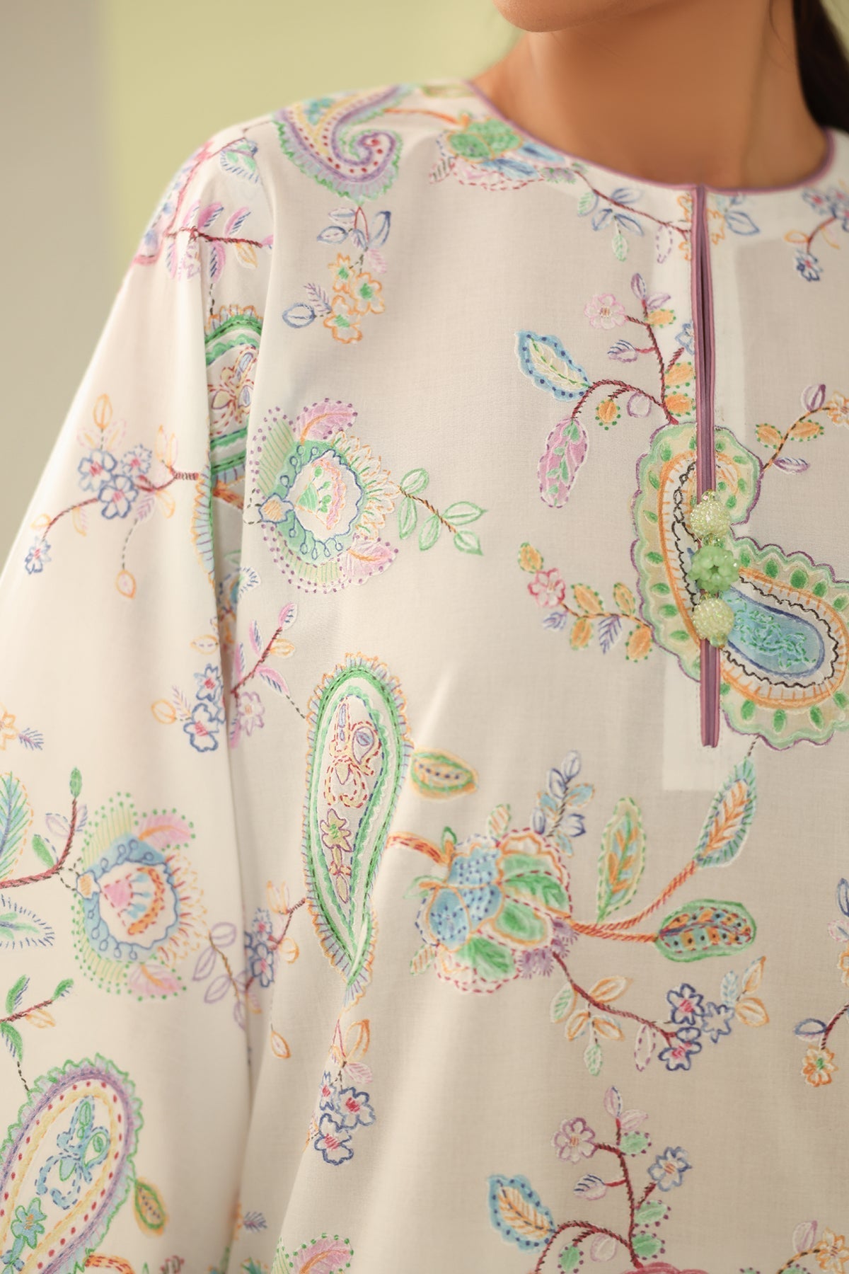 Baroque | Eid Printique | EMBROIDERED PRINTED LAWN UF-4179 by Baroque - Designer Dress - Type: Ladies Clothes - Available at Libayah - 100% Original