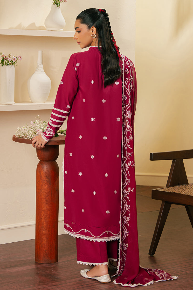Cross Stitch | Embroidered Lawn Mahiri 24 | ROSE IMPRESSION by Cross Stitch - Designer Dress - Type: Luxury - Available at Libayah - 100% Original