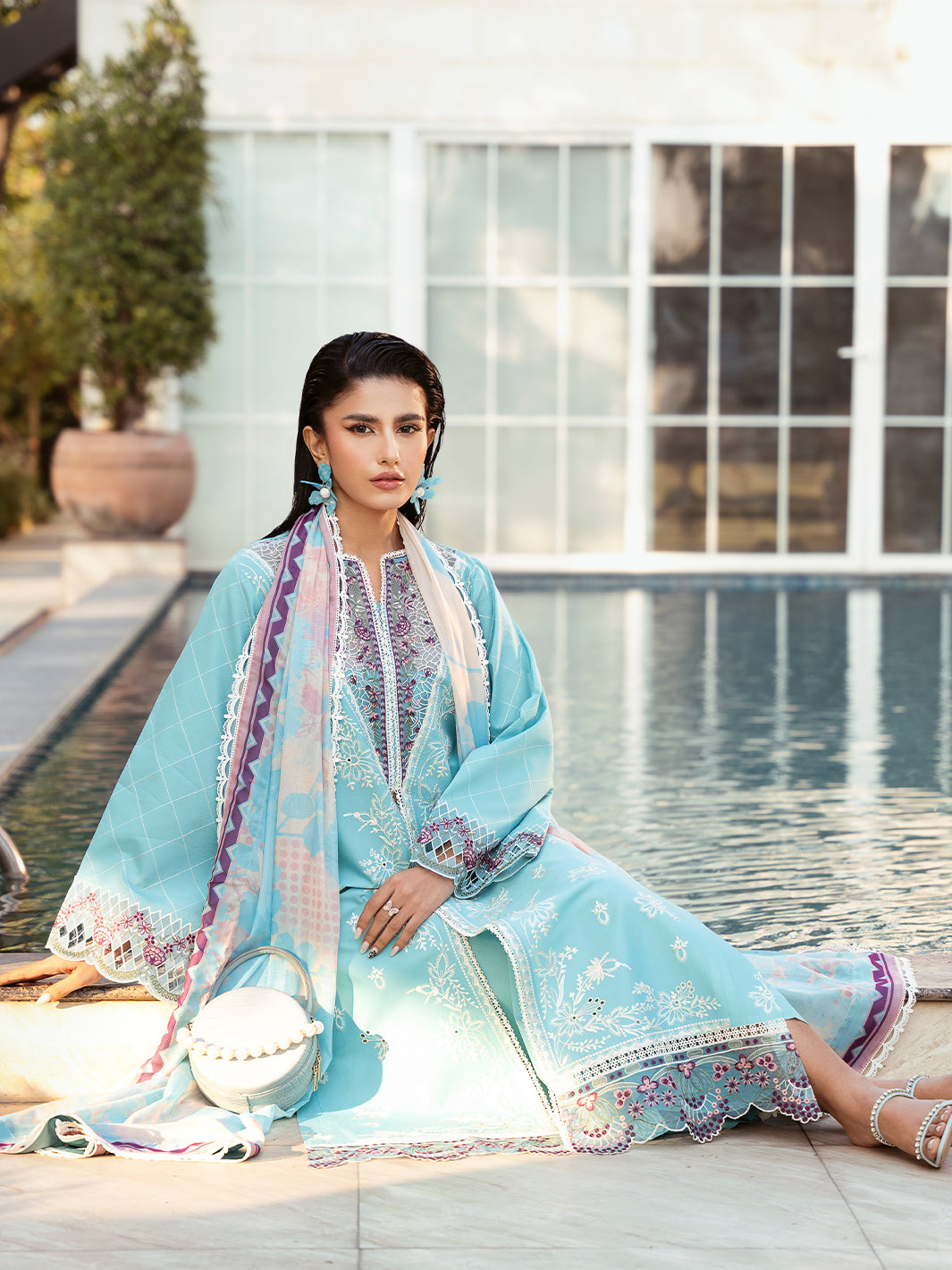 Bin Ilyas | Kayra Summer Edit 25 | 312 - A by Bin Ilyas - Designer Dress - Type: Ladies Clothes - Available at Libayah - 100% Original
