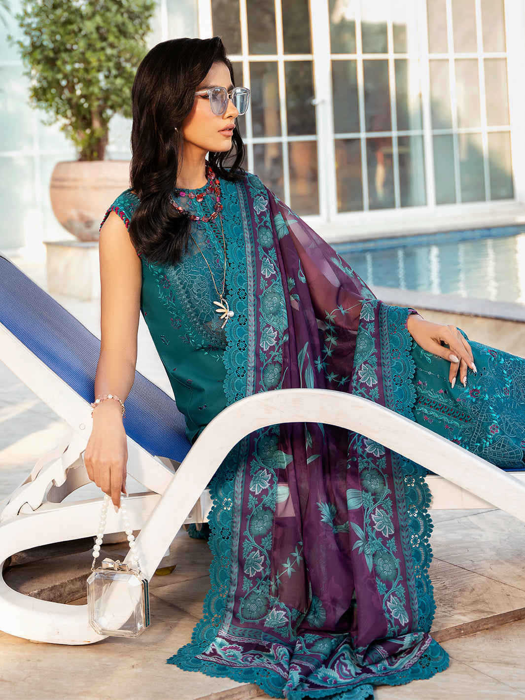 Bin Ilyas | Kayra Summer Edit 25 | 313 - A by Bin Ilyas - Designer Dress - Type: Ladies Clothes - Available at Libayah - 100% Original
