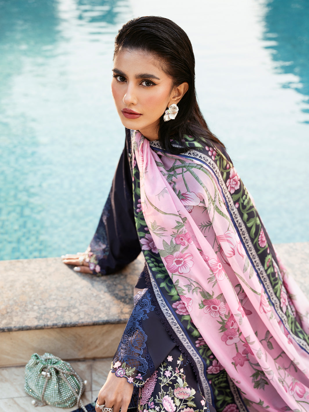 Bin Ilyas | Kayra Summer Edit 25 | 314 - B by Bin Ilyas - Designer Dress - Type: Ladies Clothes - Available at Libayah - 100% Original