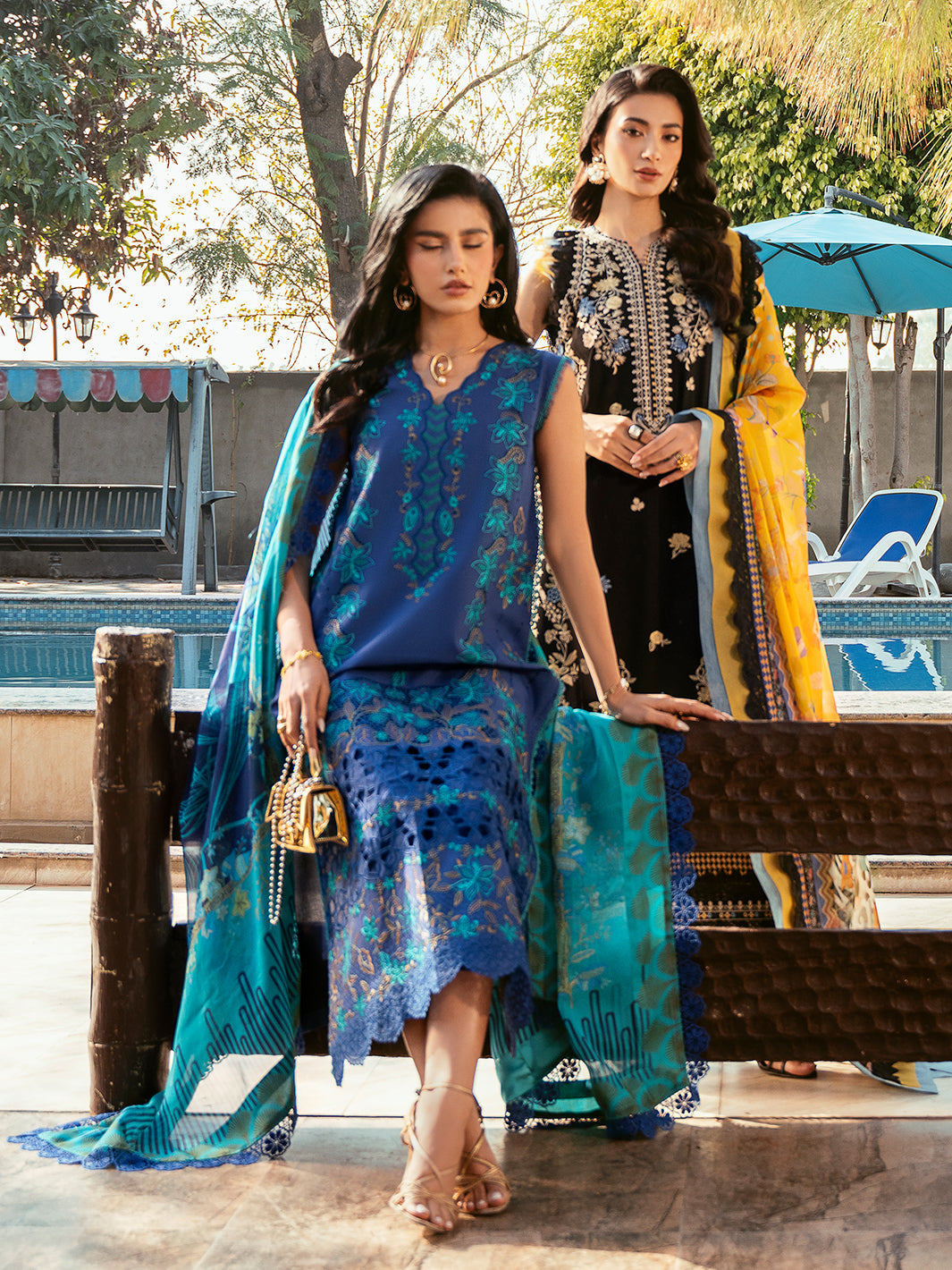 Bin Ilyas | Kayra Summer Edit 25 | 315 - A by Bin Ilyas - Designer Dress - Type: Ladies Clothes - Available at Libayah - 100% Original