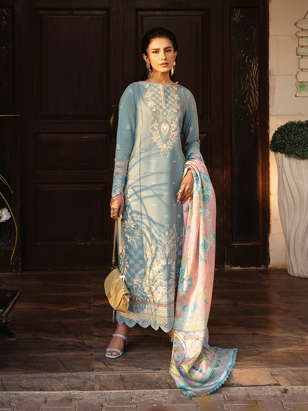 Bin Ilyas | Kayra Summer Edit 25 | 316 - B by Bin Ilyas - Designer Dress - Type: Ladies Clothes - Available at Libayah - 100% Original