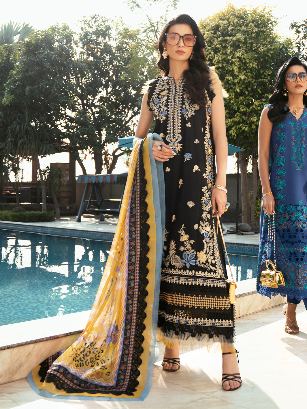 Bin Ilyas | Kayra Summer Edit 25 | 317 - A by Bin Ilyas - Designer Dress - Type: Ladies Clothes - Available at Libayah - 100% Original