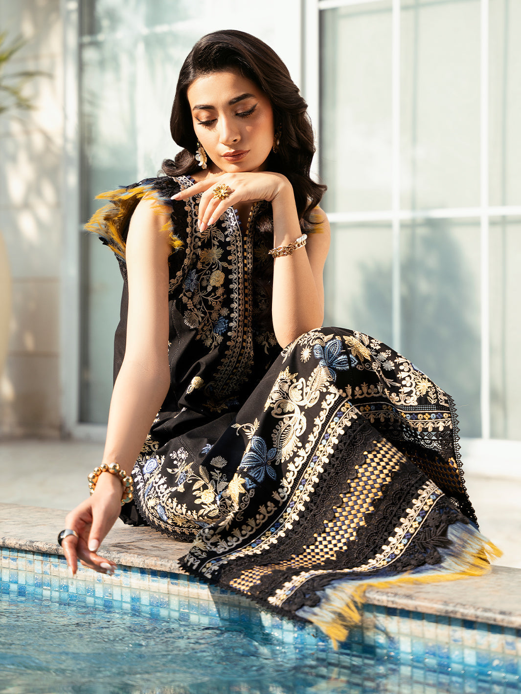 Bin Ilyas | Kayra Summer Edit 25 | 317 - A by Bin Ilyas - Designer Dress - Type: Ladies Clothes - Available at Libayah - 100% Original