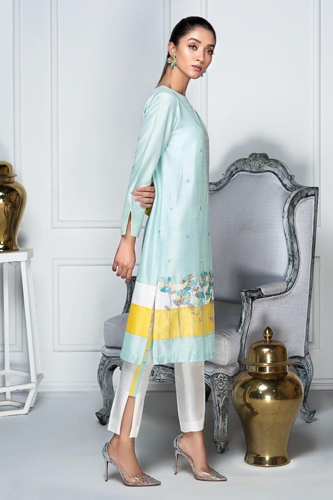 Hana | Eclectic Ready to Wear | Blue Lagoon by Hana - Designer Dress - Type: Ladies Clothes - Available at Libayah - 100% Original