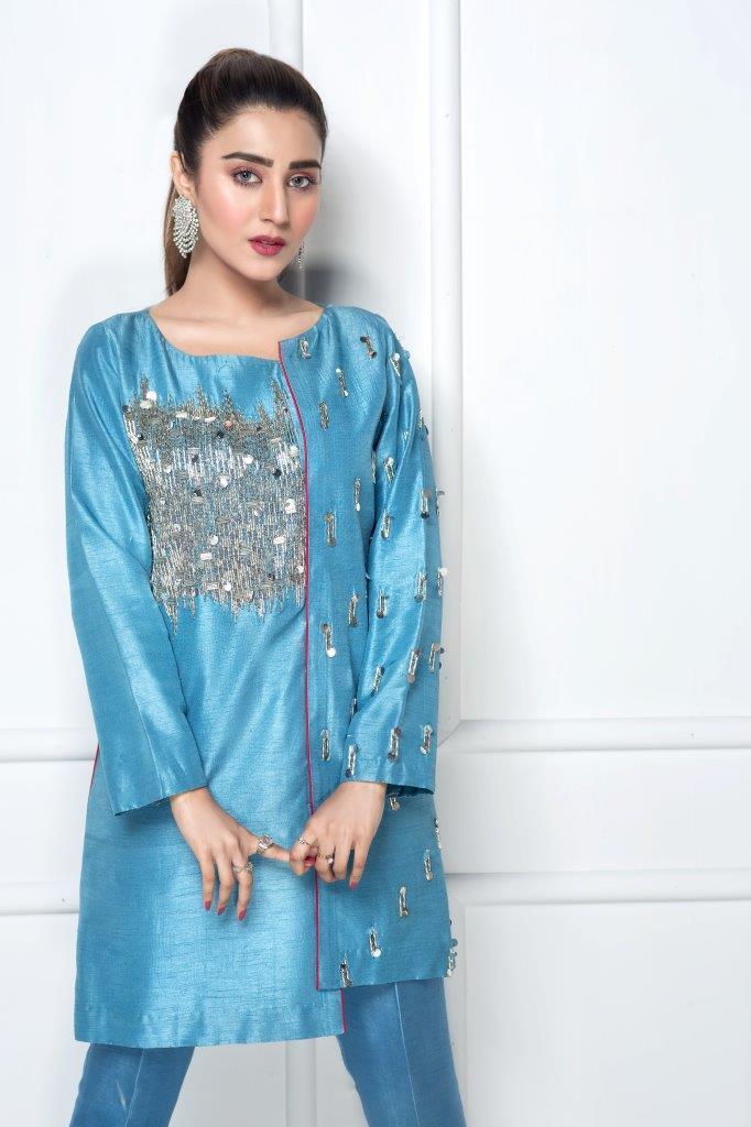 Hana | Eclectic Ready to Wear | Cerulian Spark by Hana - Designer Dress - Type: Ladies Clothes - Available at Libayah - 100% Original